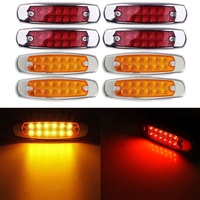 Feu de position latéral à LED pour arrière de camion, feu de gabarit à LED, lumière de caravane, 12V, 24V