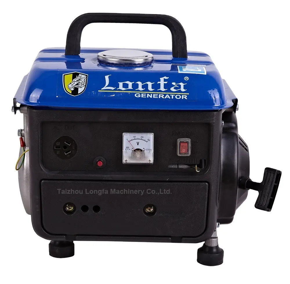 Generador de gasolina portátil pequeño, 950 W, 950 vatios, 950 CC, TG950, ET950, retroceso de arranque Manual