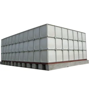 Best Selling 100000 Liters Sectional Fiberglass Storage Tank Panel High Strength FRP GRP SMC Water Tank