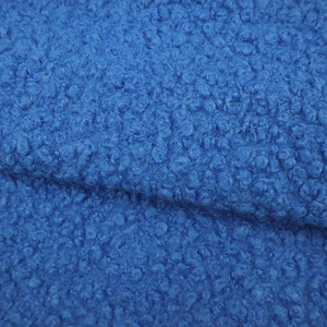 All'ingrosso tessuti tessili riccio italiano Boucle tessuto 100% poliestere spazzolato in pile tessuto a maglia per le donne <span class=keywords><strong>cappotto</strong></span> - Product Image 6