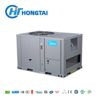 Climatiseur de toit tropical Midea 22 kW 6,2 tonnes R410A pour températures élevées 52°C ° Unité de refroidissement uniquement pour le Moyen-Orient