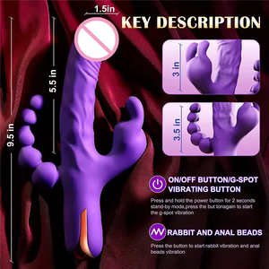 Wholesale Price Clitoral Stimulator <strong>G</strong> <strong>Spot</strong> Female <strong>Rotating</strong> Double Head Dildo for Women Adult Sex Toys <strong>Rabbit</strong> <strong>Vibrator</strong> - Product Image 6