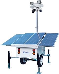 Remorque de surveillance mobile OKAF, intégration du système de contrôle, pratique pour les opérateurs et surveillance en temps réel OKTRAILER-PRO7-LED - Product Image 4