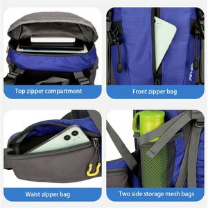 Wholesale Lightweight <b>Backpack</b> Waterproof Outdoor Multifunction Camping <b>Backpack</b> for Travelling <b>Hiking</b> <b>Backpacks</b> Camping Bag - Product Image 4