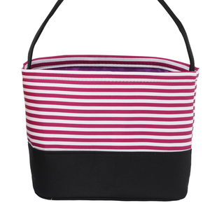 Seau d'Halloween en toile rayée personnalisé en gros, panier à bonbons réutilisable pour enfants - Product Image 6