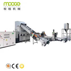 2021 New Design Automatic Waste Plastic PE PP BOPP LDPE LLDPE HDPE PS EPS XPS EVA Film Pelletizing Machine Line