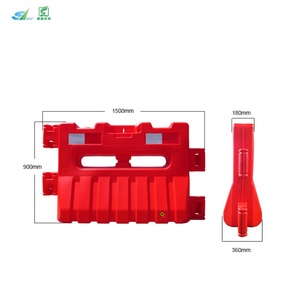 Barrière de sécurité routière en plastique remplie d'eau, nouvelle conception populaire, en HDPE/PE, de type basique - Product Image 5