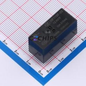 HF115F-25/12-H3TF Power Relay DIP,12.7x29mm Relay 12V 1 Normally Open: 1A (SPST-Normally Open)::: 6 <b>23A</b>-277VAC - Product Image 1