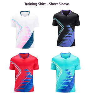 T-shirt de course respirant à manches courtes, séchage rapide, grande taille, avec logo personnalisé et nom d'équipe, pour entraînement, football, soccer - Product Image 3