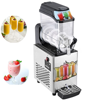 Machine électrique commerciale à 1 réservoir en acier inoxydable Slush 12L presse-agrumes automatique pour boissons froides pour les fêtes et les hôtels