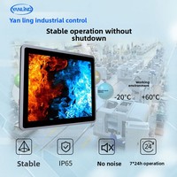 IWILL 12.1 pouces industriel tout-en-un PC X86 ordinateur de panneau industriel intégré sans ventilateur de l'IoT
