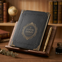 Carnet en cuir A5 à couverture rigide, pages lignées, durable et portable, personnalisable, idéal pour les étudiants – Vente directe usine