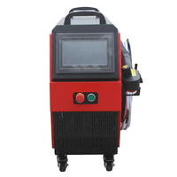 Machine de nettoyage au laser pulsé portative industrielle, élimination de la rouille, 100W 500W, machine de nettoyage au laser portable, élimination de la peinture du bois