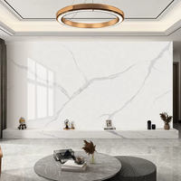 Panneau mural en feuille de marbre UV, panneau en PVC imperméable, feuille de marbre UV pour la décoration du hall d'hôtel