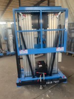 Pharmazeutischer Labor-Reinraum-Arbeitsmast aus Aluminiumlegierung, vertikal, 17m, 250kg, Einpersonen-Mastenaufzug