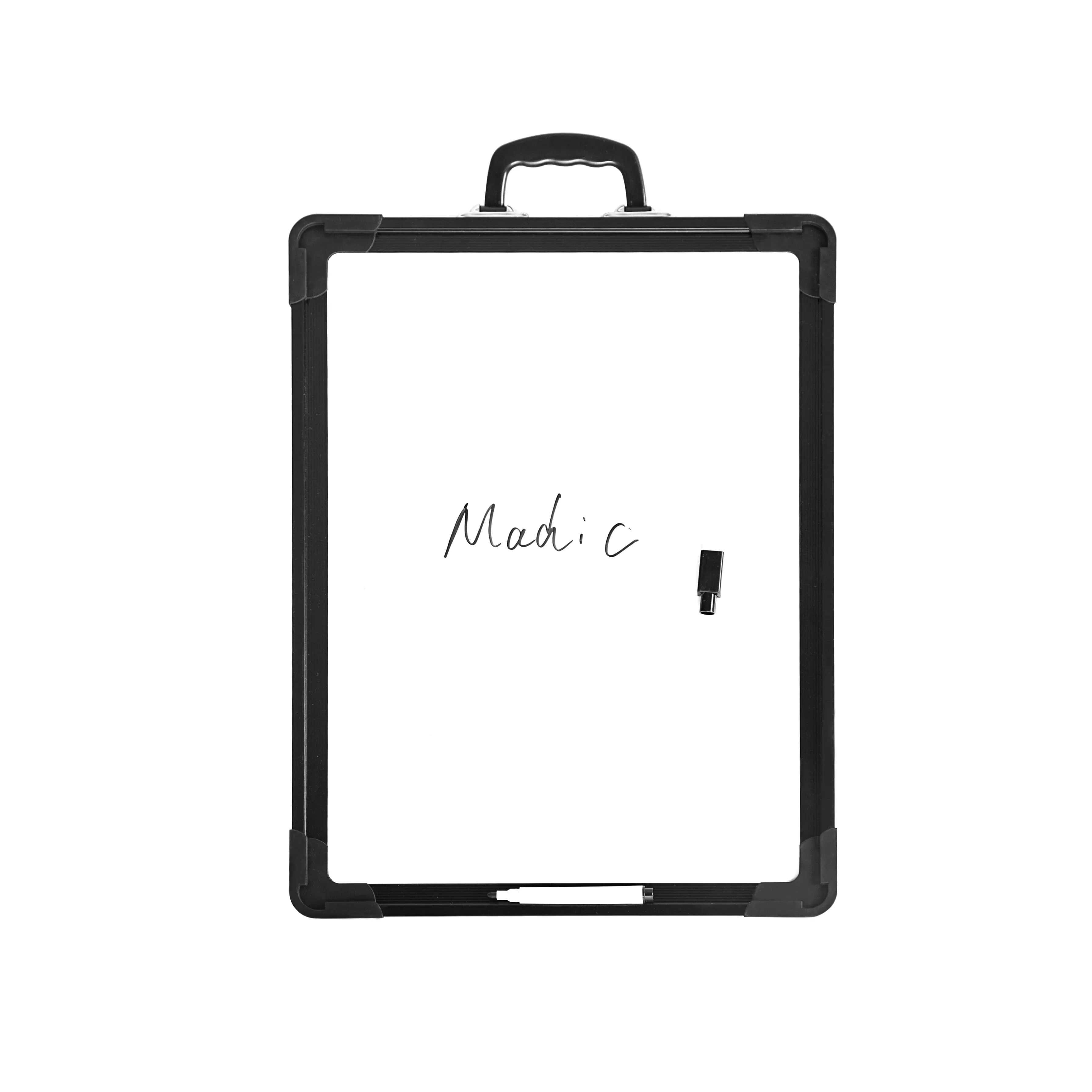 Fabbrica su misura portatile piccola lavagna per bambini in alluminio porta telaio magnetica cancellabile a secco Writing Board a misura di bambino all'ingrosso