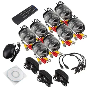 Fabriek Prijs 2MP 4ch Dvr Xvreye 4 Kanaals Dvr Cctv Ahd Dvr Kit Video Recorder Met 1080P Plastic Dome ip Camera