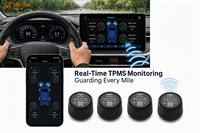 Système de surveillance de la pression des pneus numérique universel BT TPMS pour voitures, motos, alarme externe, affichage sur téléphone portable, 0-800 Kpa, ABS