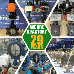 DN32 <span class=keywords><strong>ANSI</strong></span> <span class=keywords><strong>150lb</strong></span> EPDM Ghế Cao Su <span class=keywords><strong>Wafer</strong></span> Loại Sắt Dẻo Ss316 Double Acting Khí Nén Thiết Bị Truyền Động Kẹp Van Bướm Lugged - Product Image 2