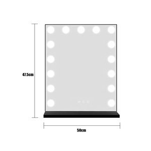 Espejo de Maquillaje Rectangular Joystar con Luces LED, Personalizable, para Cosméticos, Negro/Blanco, Inteligente, para Salón de Belleza - Product Image 2