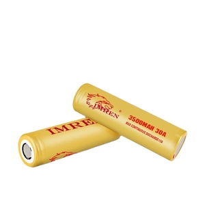 แบตเตอรี่อิเล็กทรอนิกส์ 18650 30a 3500mah แบตเตอรี่ลิเธียมไอออน 18650 แบตเตอรี่ 3500 มิลลิแอมป์ชั่วโมง ชุดแบตเตอรี่ - Product Image 1