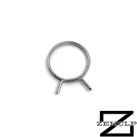 Collier de serrage à ressort double fil, zingué, à tension constante pour tuyau, tube, radiateur automobile, conduite de liquide de refroidissement et de carburant