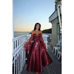 Robes de soirée Maisy Abiye Bordo - Product Image 3