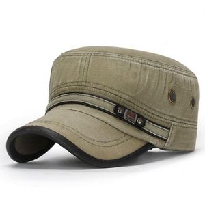 Four Seasons Universal Washed Vintage <b>Flat</b> <b>Cap</b> Leather Edge Retro Faded <b>Men</b> Women Casual Sports <b>Cap</b> Fishing Camp Hat <b>Cap</b> for <b>Men</b> - Product Image 5