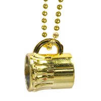 Mug commémoratif de carnaval, Verre à liqueur robuste, Accessoire de collier, Perles en plastique pour la décoration de mariage, de carnaval et de fête