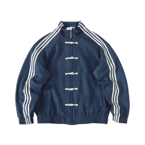 Chaqueta Cortavientos Holgada con Bolsillos para Hombre, ODM 2025, Cuello Alto, Cierre de Cremallera, Transpirable, Estilo Casual Elegante, Nueva Colección Otoño-Primavera - Product Image 4