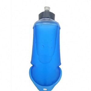 FREE SAMPLE TPU OEM/ODM Portable Collapsible Leakproof Foldable Squeeze Sport Gym Running <b>Bottles</b> Soft Flask <b>Water</b> <b>Bottle</b> - Product Image 4
