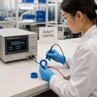 Noyau toroïdal nanocristallin à haute perméabilité, 120000 de perméabilité initiale, usine OEM