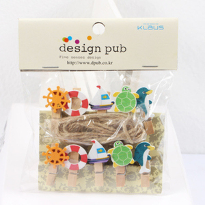 Cancelleria Del Fumetto di Legno <span class=keywords><strong>Graffetta</strong></span> FAI DA TE Decorativi Carino Mini di Legno Foto Clip di Carta - Product Image 4