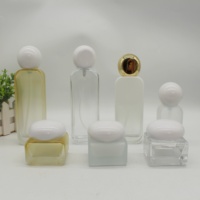 Ensemble de flacons en verre cosmétique transparent avec pompe pulvérisatrice pour vernis à ongles, forme carrée, sérigraphiés, marque WEITAO, 20, 30, 50, 100, 120 ml