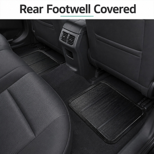 Juego de 4 Alfombrillas de Goma Acanaladas para Coche, Anti-Suciedad, Impermeables, Envío Directo desde la UE, Stock en Polonia - Product Image 2