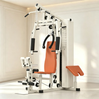 Machine de musculation multifonctionnelle tout-en-un en acier inoxydable de qualité commerciale pour club de fitness professionnel : presse à jambes, machine à ramer assise et exercices de tirage à câble
