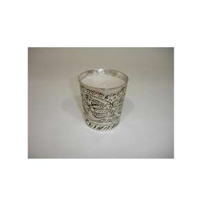 Bougie chauffe-plat vintage en aluminium de qualité supérieure, motif en relief, plaqué cuivre, style unique, design classique, pour la maison, l'hôtel et le restaurant - Product Image 3