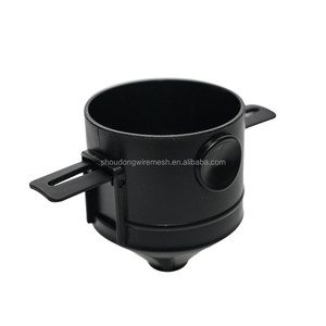 Filtre à café réutilisable double paroi en acier inoxydable 304, écologique, de qualité alimentaire, pour <span class=keywords><strong>Nespresso</strong></span>, capacité 300 ml, double oreille, portable, certifié CE - Product Image 2