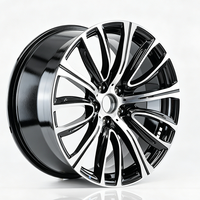 Velg Mobil Penumpang 20" 8.5J ET 30mm PCD 5x120 CB 72.56mm Aluminium Alloy Forged Wheels Machined Face Multi Spoke untuk BMW