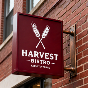 Двусторонний коммерческий световой короб на заказ для вывески магазина, уличный подвесной лайтбокс - Product Image 6