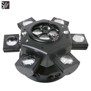 Équipement DJ Led 150W Six Bras <span class=keywords><strong>Cyclone</strong></span> Abeille <span class=keywords><strong>Oeil</strong></span> 3in1 Faisceau Strobe Laser Tête Mobile Discothèque Lumières - Product Image 6