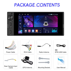 วิทยุติดรถยนต์ Podofo 1Din ระบบแอนดรอยด์ หน้าจอ Incell ขนาด 6 นิ้ว ความจุ 4+64GB รองรับ Carplay/Android Auto GPS/WIFI/FM/USB/BT/EQ/Type-C USB พร้อมบริการช่วยเหลือทางเทคนิค - Product Image 6