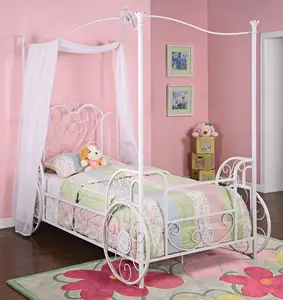 أثاث غرف نوم اطفال مجموعات موضوع حب سرير الاميرة للبنات