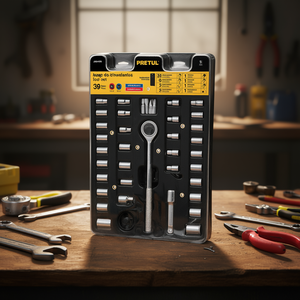 Ensemble d'outils de mécanicien professionnel Pretul de 39 pièces avec tournevis pour les tâches d'entretien et de réparation ménagères - Product Image 2