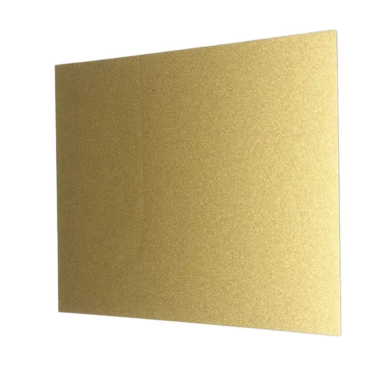 Goldene Farbe anpassbare gebürstete anodizierte Aluminiumfolie 1 mm Platte gebürstetes Aluminiumfolie