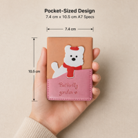 Carnet miniature personnalisé pour filles, journal mignon à motifs de dessins animés, format A7, carnet de composition