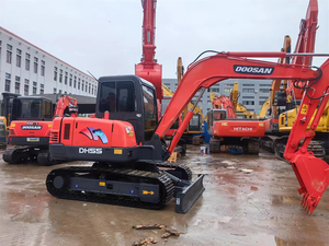 Miniexcavadoras Usadas Baratas DOOSAN DH55 de 5.5 Toneladas, Excavadora Hidráulica de Orugas para Uso Doméstico y Agrícola, Modelo DH55/DH60/DH80 - Product Image 4