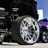 Rines Monobloque Forjados para Camioneta de 20, 22, 24, 26 y 28 Pulgadas, 6*139.7, 6*135, 8*170, 8*180, 8*165.1, 5*127, Pulidos, con Borde Profundo, Estilo H, para Jeep JK