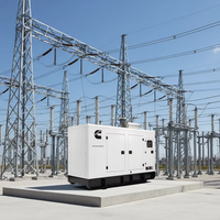 Générateur diesel Cummins 100KVA 200KVA 650KVA 50Hz 400V triphasé mobile super silencieux refroidi par eau avec AVR pour usage industriel