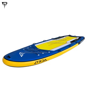 ทีมออกแบบ JTRDA 18' Titan <span class=keywords><strong>Mega</strong></span> <span class=keywords><strong>SUP</strong></span> แบบสองชั้น ระบบ Drop Stitch 5 ครีบ พกพาสะดวก สำหรับหลายคน แบบสั่งทำพิเศษ บอร์ดยืนพายลมขนาดใหญ่ - Product Image 2